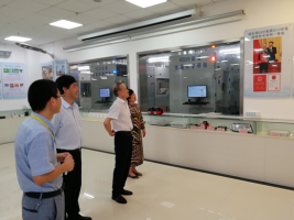 我所赴南昌大学国家硅基LED工程技术研究中心调研