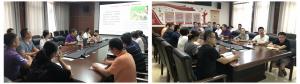 古和今同志给流域所、高科技党支部党员讲主题党课